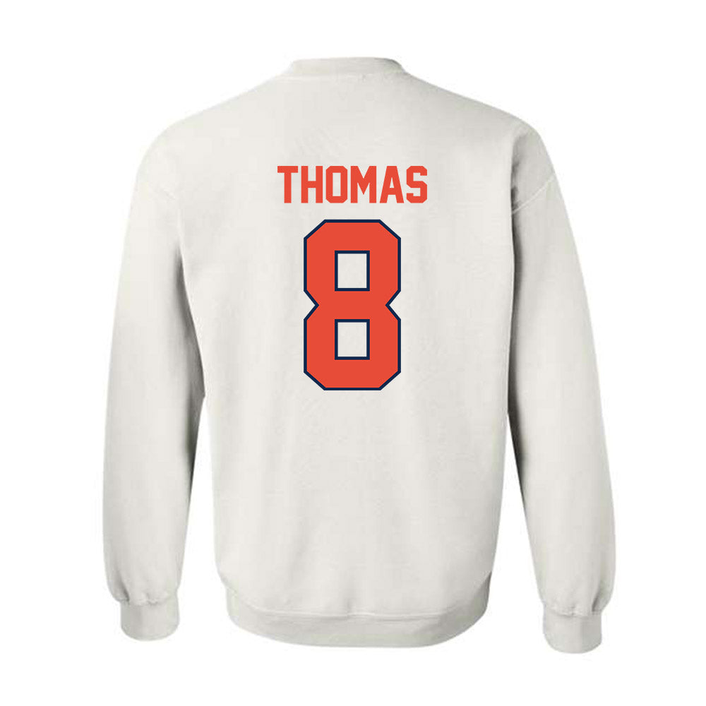 Illinois - NCAA Football : Cameron Thomas - Classic Shersey Crewneck Sweatshirt-1