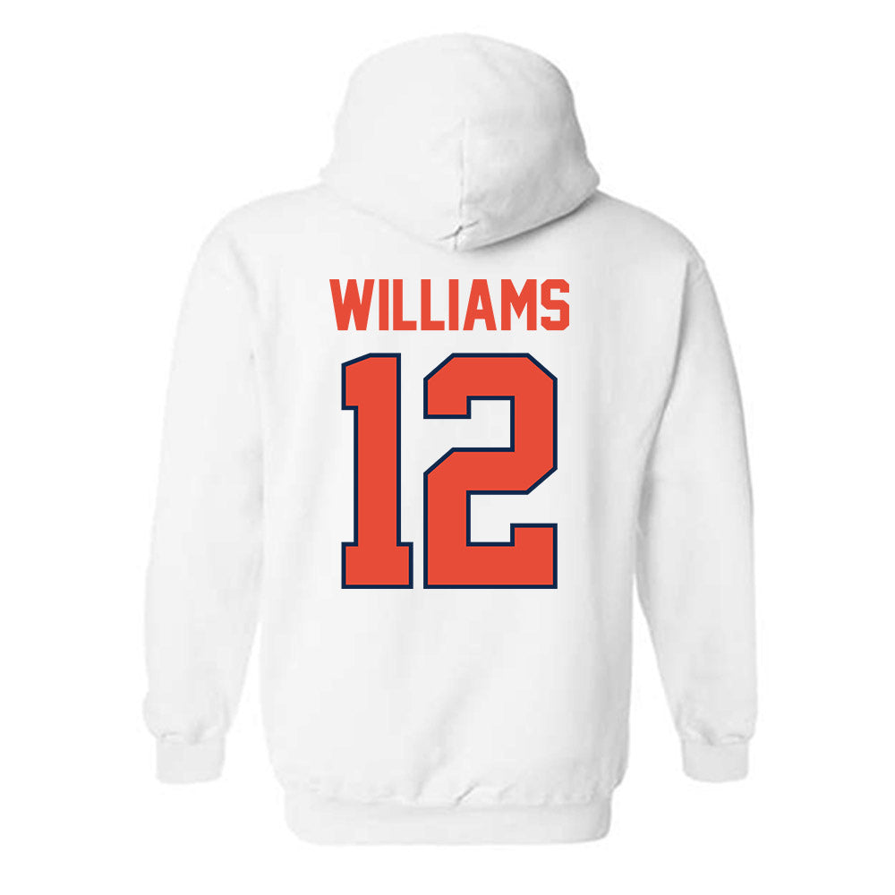 Illinois - NCAA Football : Isaiah Williams - Classic Shersey Hooded Sweatshirt-1