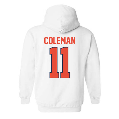 Illinois - NCAA Men's Basketball : Quentin Coleman - Classic Shersey Hooded Sweatshirt-1