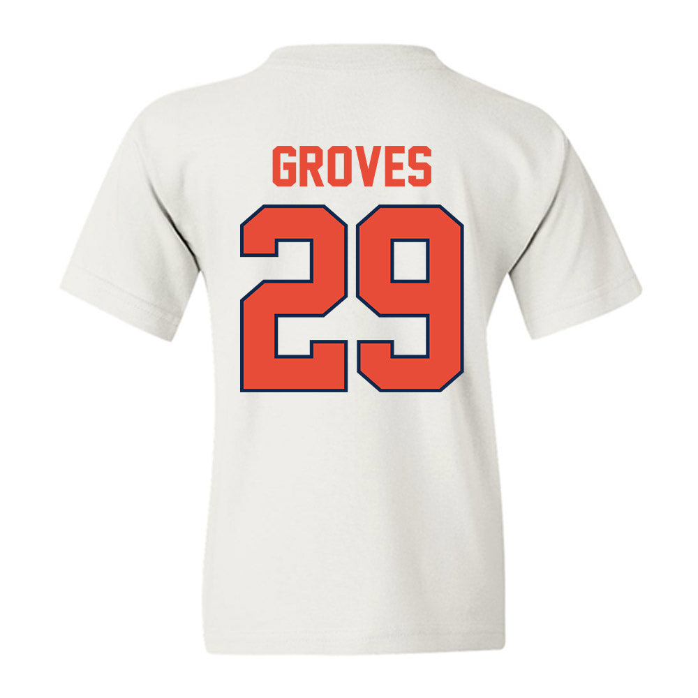 Illinois - NCAA Baseball : Nick Groves - Classic Shersey Youth T-Shirt-1