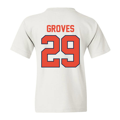Illinois - NCAA Baseball : Nick Groves - Classic Shersey Youth T-Shirt-1
