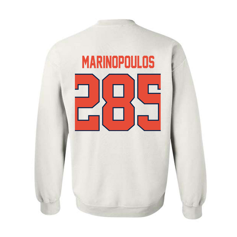 Illinois - NCAA Wrestling : Peter Marinopoulos - Classic Shersey Crewneck Sweatshirt-1