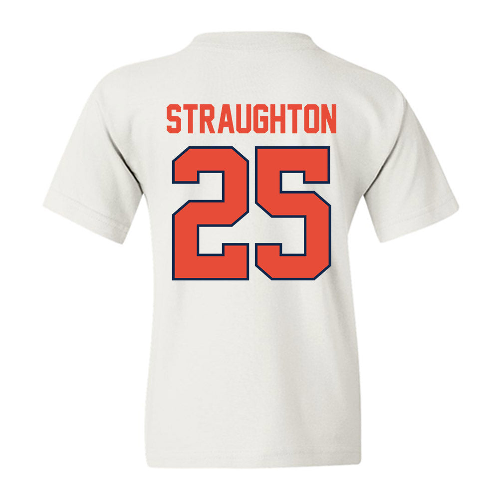 Illinois - NCAA Football : Des Straughton - Classic Shersey Youth T-Shirt-1