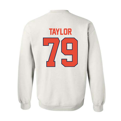 Illinois - NCAA Football : TJ Taylor - Classic Shersey Crewneck Sweatshirt-1