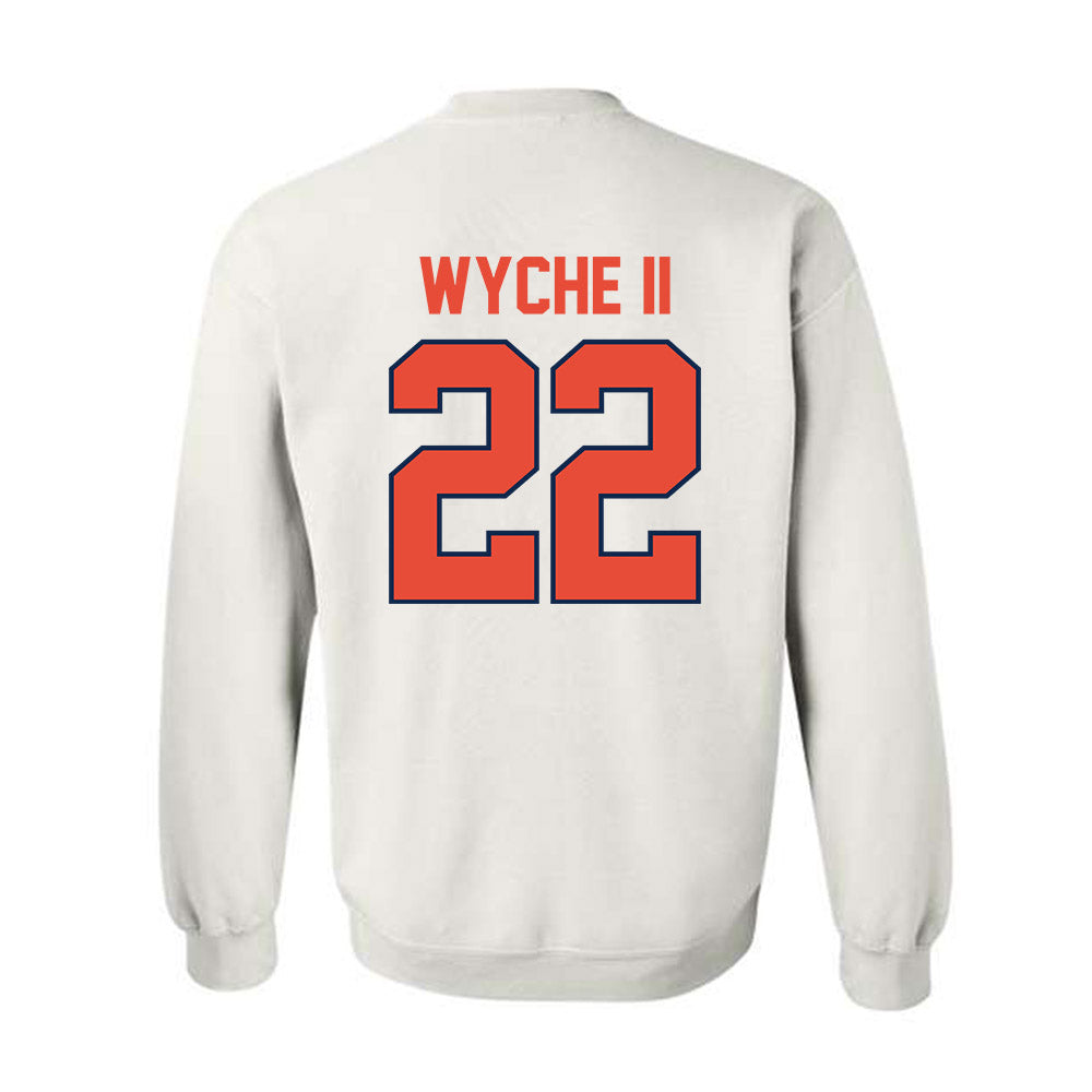 Illinois - NCAA Football : Cedric Wyche II - Classic Shersey Crewneck Sweatshirt-1