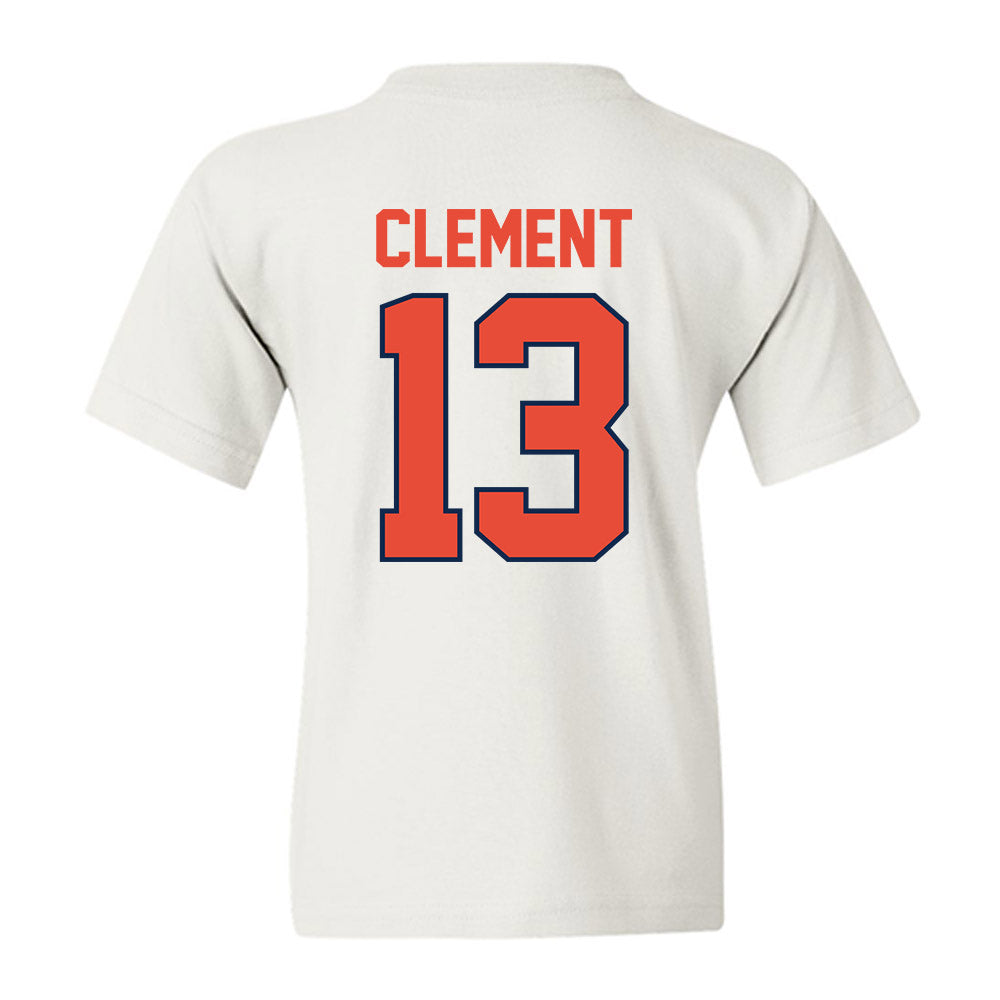 Illinois - NCAA Football : Hudson Clement - Classic Shersey Youth T-Shirt-1