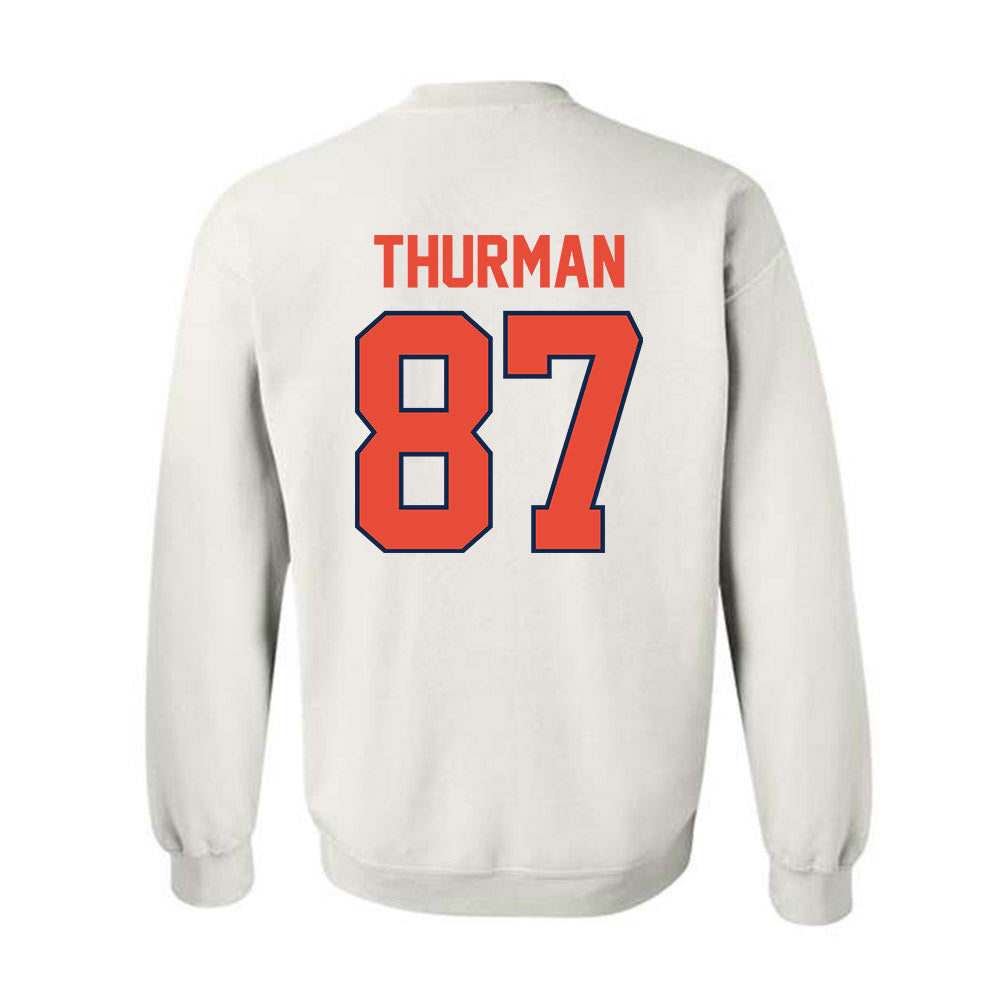 Illinois - NCAA Football : BJ Thurman - Classic Shersey Crewneck Sweatshirt-1