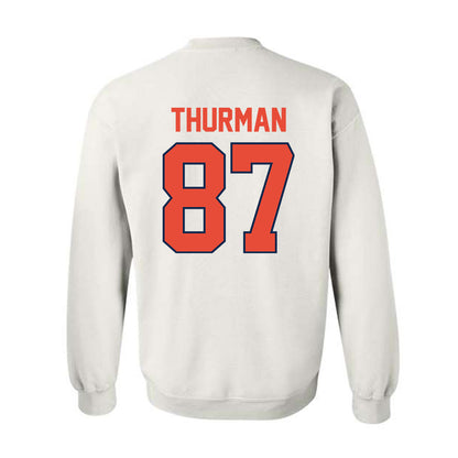 Illinois - NCAA Football : BJ Thurman - Classic Shersey Crewneck Sweatshirt-1