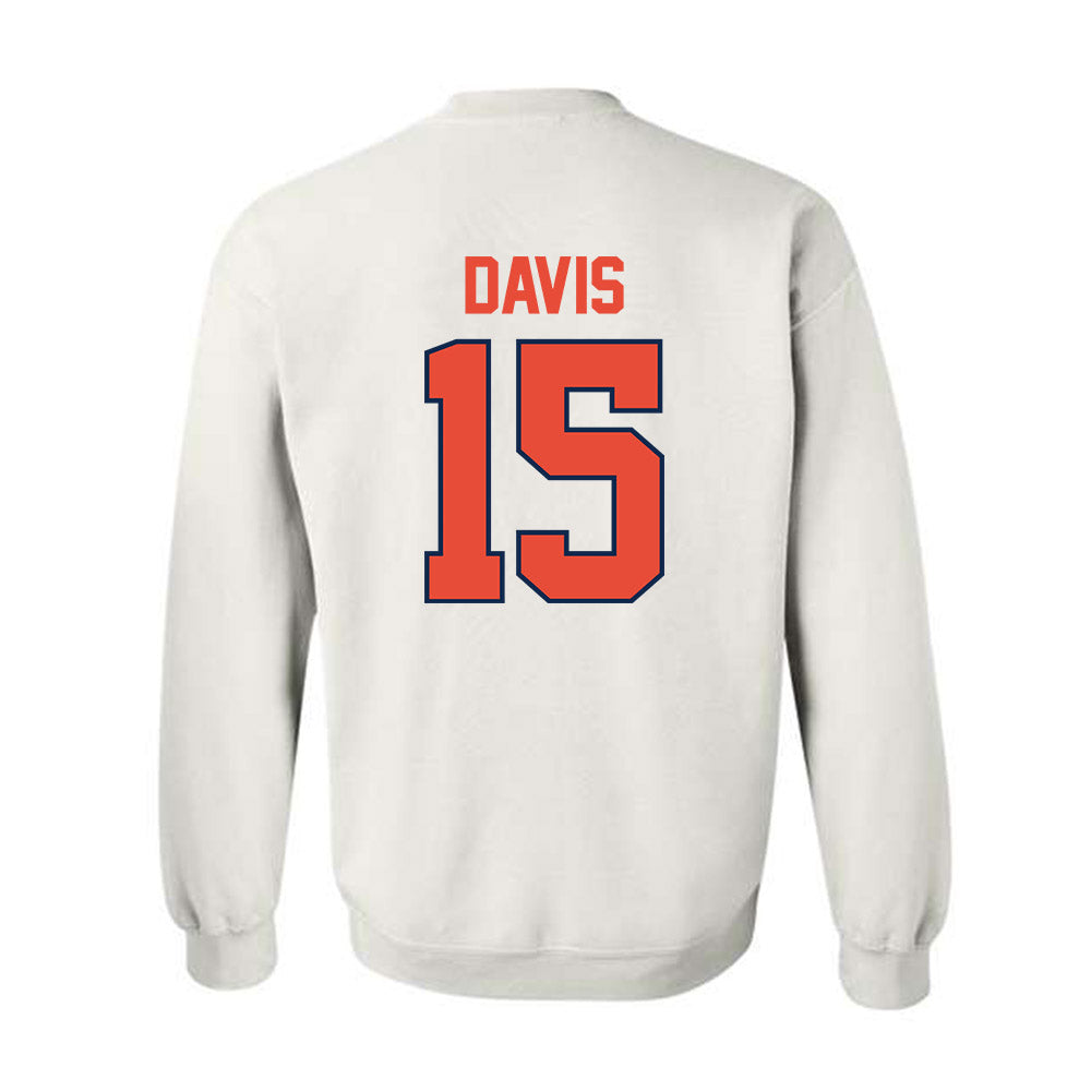 Illinois - NCAA Men's Basketball : Jake Davis - Classic Shersey Crewneck Sweatshirt-1