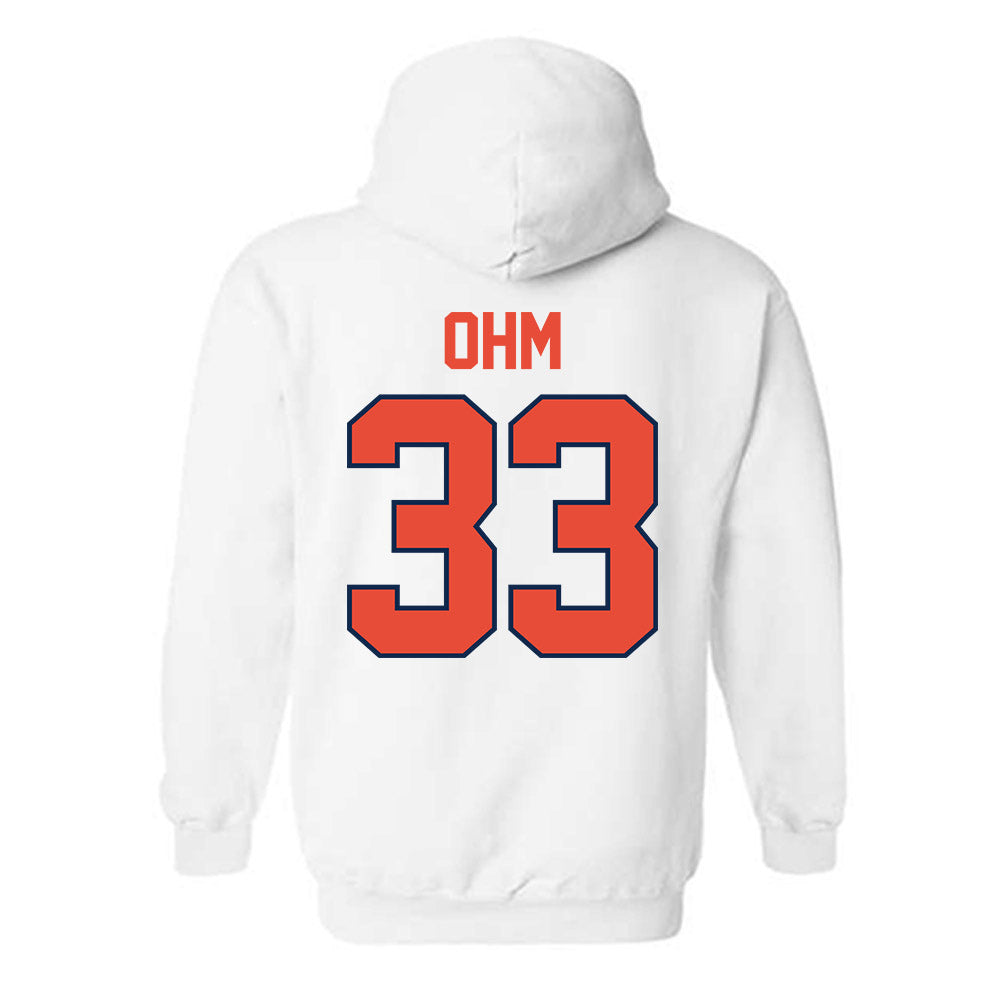 Illinois - NCAA Baseball : Ryan Ohm - Classic Shersey Hooded Sweatshirt-1