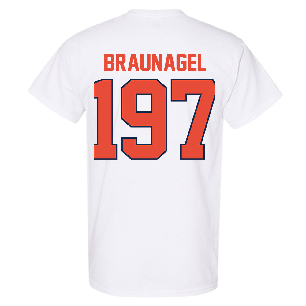 Illinois - NCAA Wrestling : Joey Braunagel - Classic Shersey T-Shirt-1