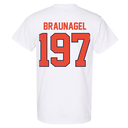 Illinois - NCAA Wrestling : Joey Braunagel - Classic Shersey T-Shirt-1