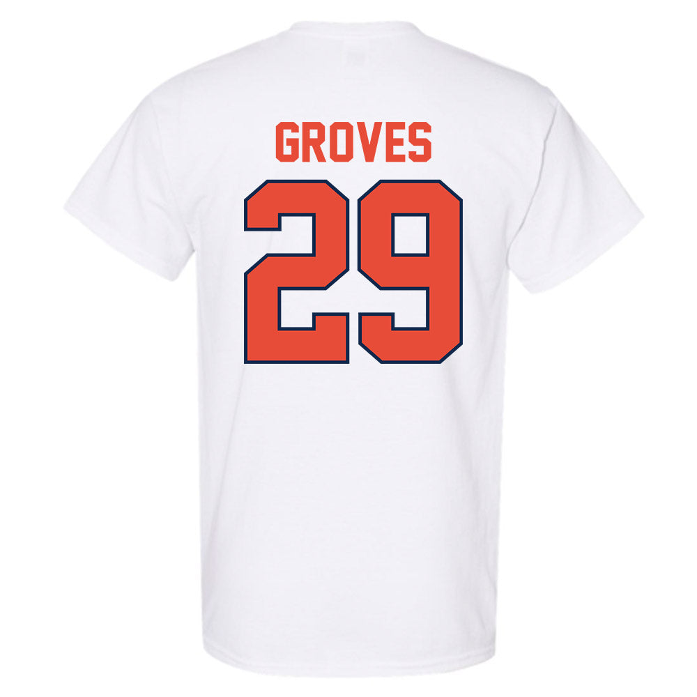 Illinois - NCAA Baseball : Nick Groves - Classic Shersey T-Shirt-1