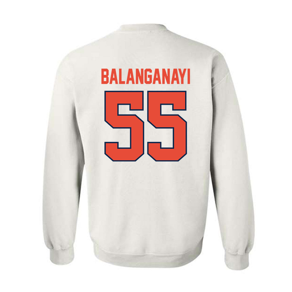 Illinois - NCAA Football : Tony Balanganayi - Classic Shersey Crewneck Sweatshirt-1