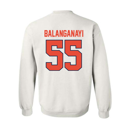 Illinois - NCAA Football : Tony Balanganayi - Classic Shersey Crewneck Sweatshirt-1