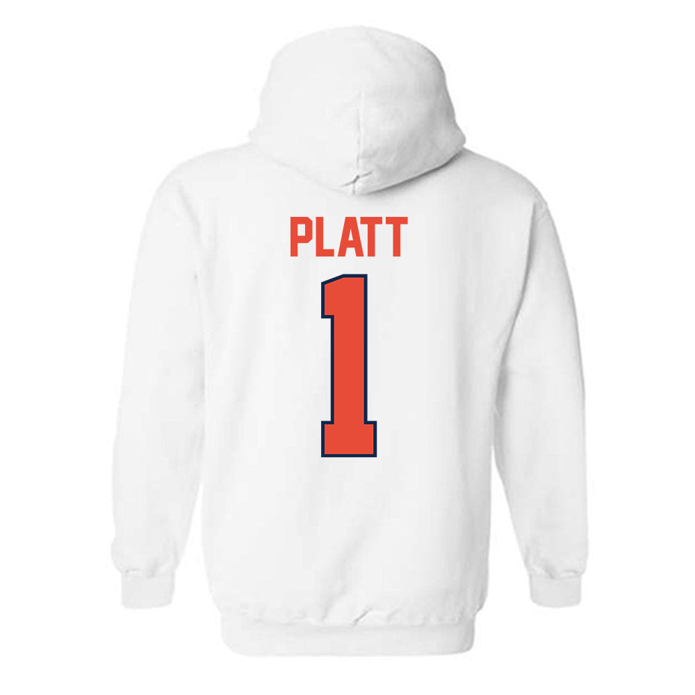 Illinois - NCAA Football : Jayshon Platt - Classic Shersey Hooded Sweatshirt-1