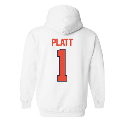 Illinois - NCAA Football : Jayshon Platt - Classic Shersey Hooded Sweatshirt-1