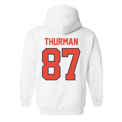 Illinois - NCAA Football : BJ Thurman - Classic Shersey Hooded Sweatshirt-1