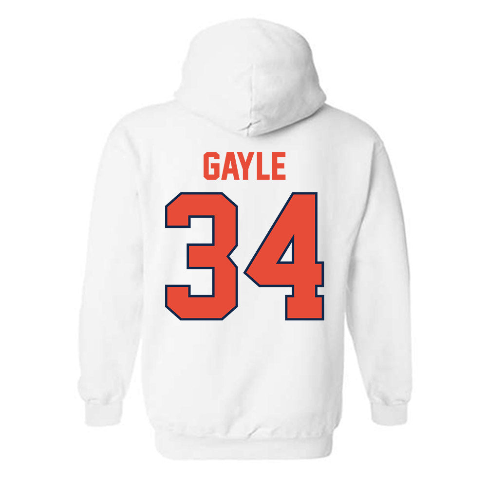 Illinois - NCAA Football : Erik Gayle - Classic Shersey Hooded Sweatshirt-1