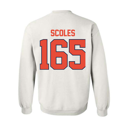 Illinois - NCAA Wrestling : Braeden Scoles - Classic Shersey Crewneck Sweatshirt-1