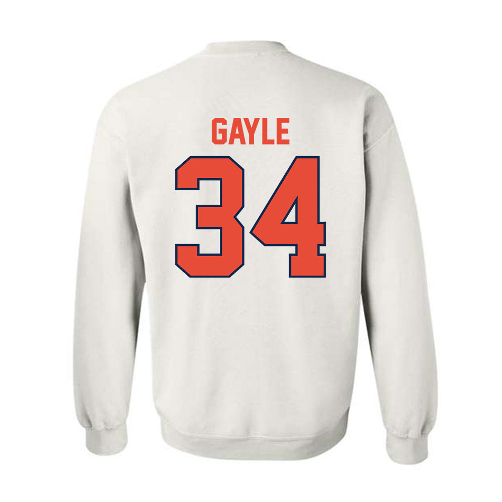 Illinois - NCAA Football : Erik Gayle - Classic Shersey Crewneck Sweatshirt-1