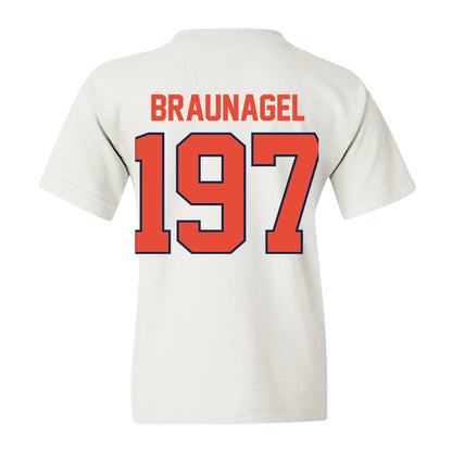 Illinois - NCAA Wrestling : Joey Braunagel - Classic Shersey Youth T-Shirt-1