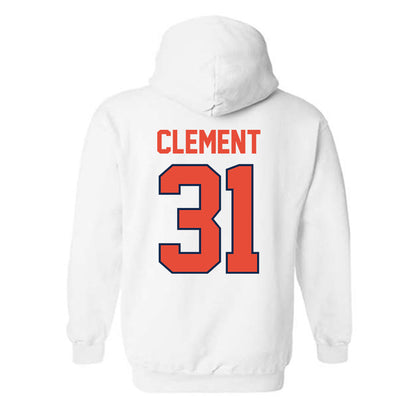 Illinois - NCAA Football : Murphy Clement - Classic Shersey Hooded Sweatshirt-1