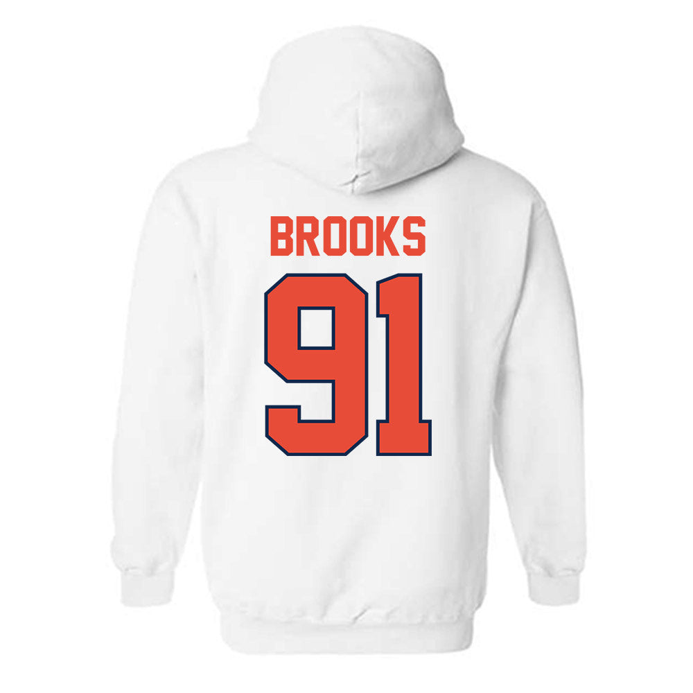 Illinois - NCAA Football : Cameron Brooks - Classic Shersey Hooded Sweatshirt-1