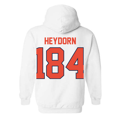 Illinois - NCAA Wrestling : Charlie Heydorn - Classic Shersey Hooded Sweatshirt-1