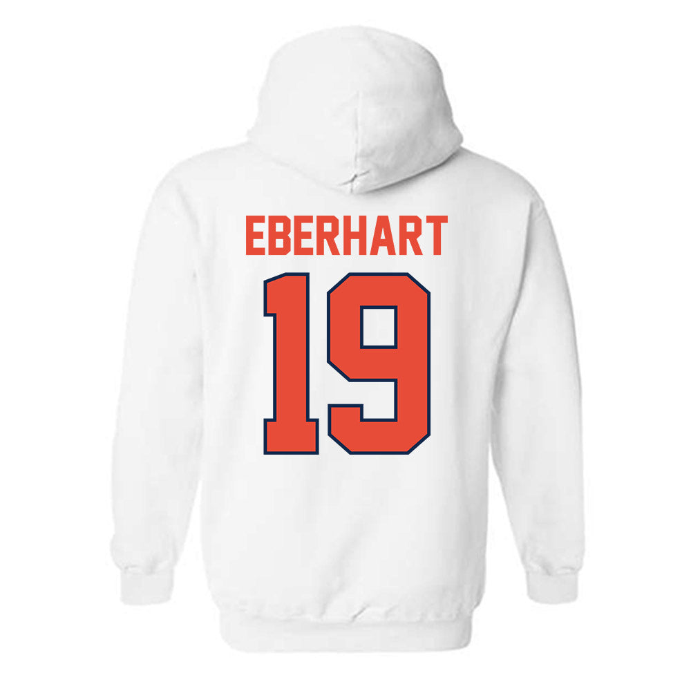 Illinois - NCAA Football : Jacob Eberhart - Classic Shersey Hooded Sweatshirt-1