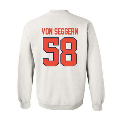 Illinois - NCAA Football : Landen Von Seggern - Classic Shersey Crewneck Sweatshirt-1