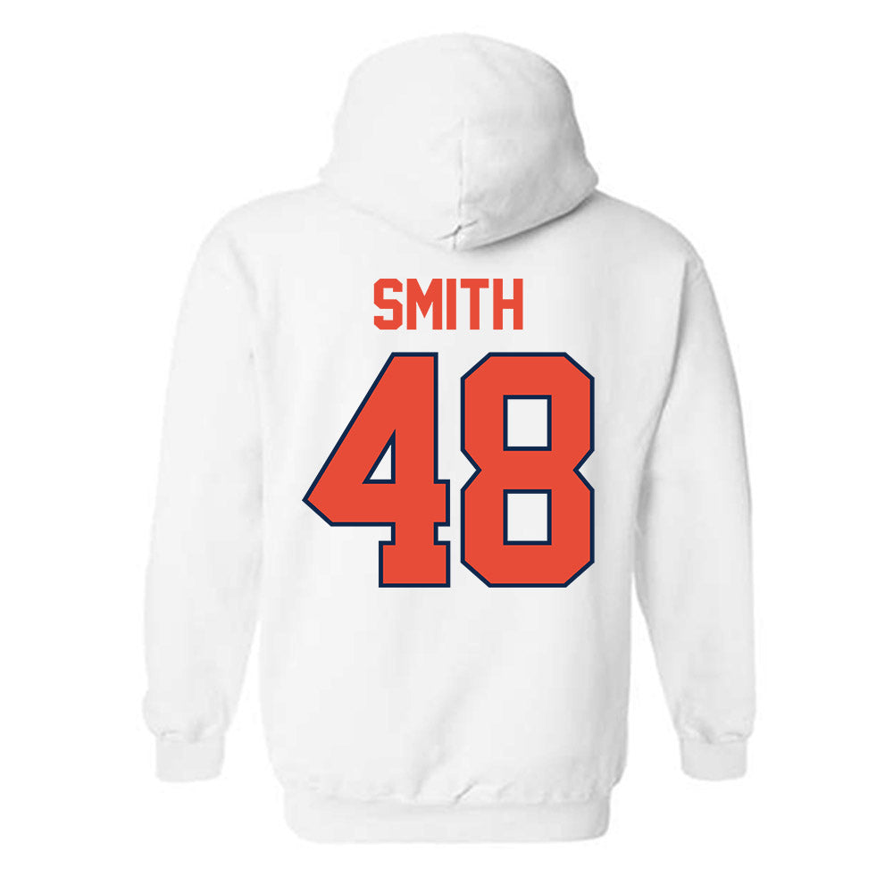 Illinois - NCAA Football : Carter Smith - Classic Shersey Hooded Sweatshirt-1