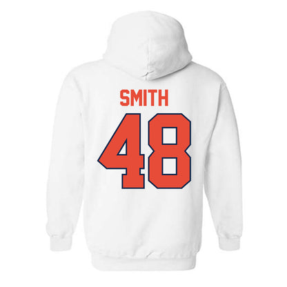 Illinois - NCAA Football : Carter Smith - Classic Shersey Hooded Sweatshirt-1