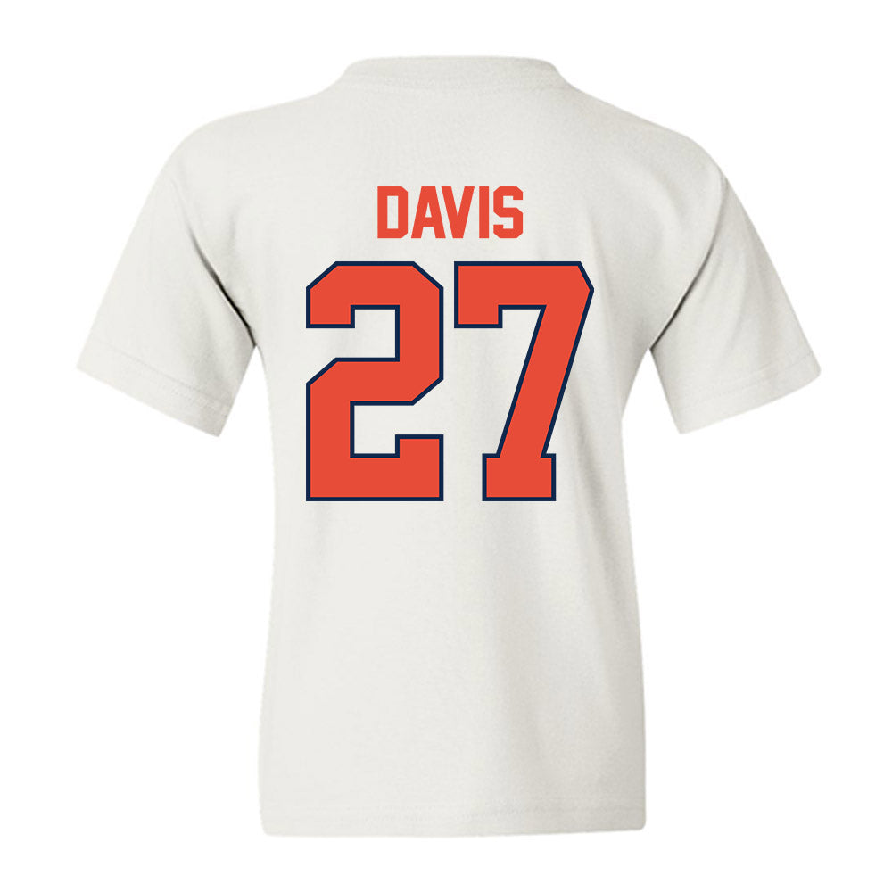 Illinois - NCAA Men's Basketball : Landon Davis - Classic Shersey Youth T-Shirt-1
