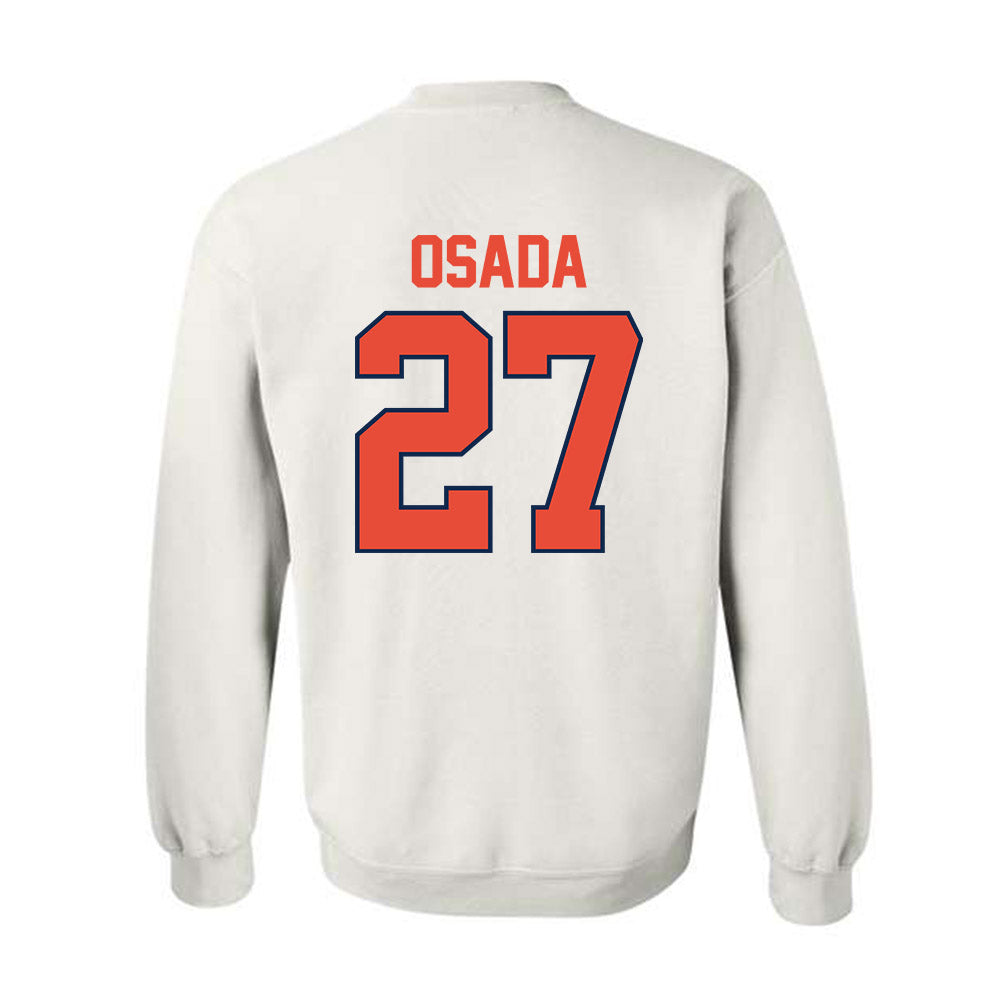 Illinois - NCAA Football : Lucas Osada - Classic Shersey Crewneck Sweatshirt-1