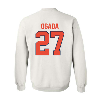 Illinois - NCAA Football : Lucas Osada - Classic Shersey Crewneck Sweatshirt-1