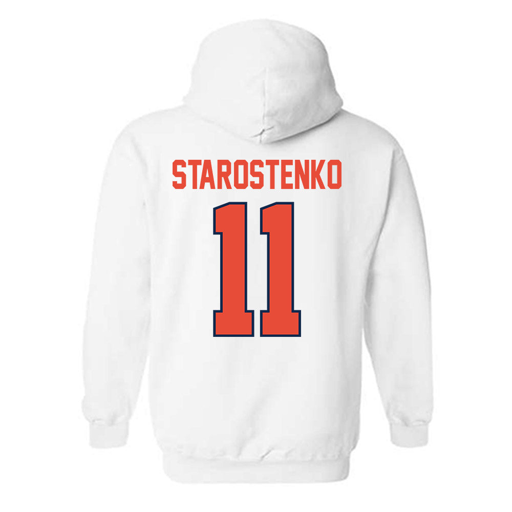 Illinois - NCAA Women's Volleyball : Kristina Starostenko - Classic Shersey Hooded Sweatshirt-1