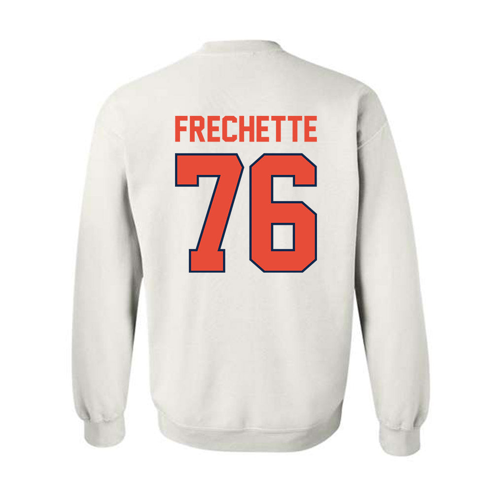Illinois - NCAA Football : Dylan Frechette - Classic Shersey Crewneck Sweatshirt-1