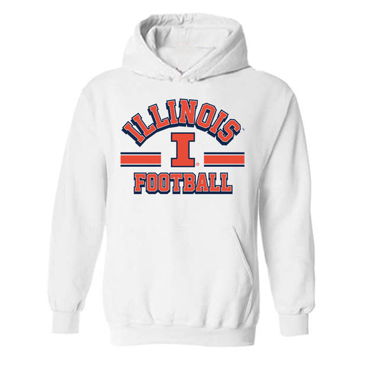 Illinois - NCAA Football : Deon Williams - Classic Shersey Hooded Sweatshirt-0