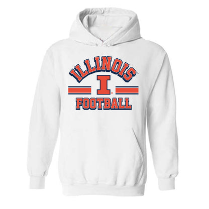 Illinois - NCAA Football : Davin Stoffel - Classic Shersey Hooded Sweatshirt-0