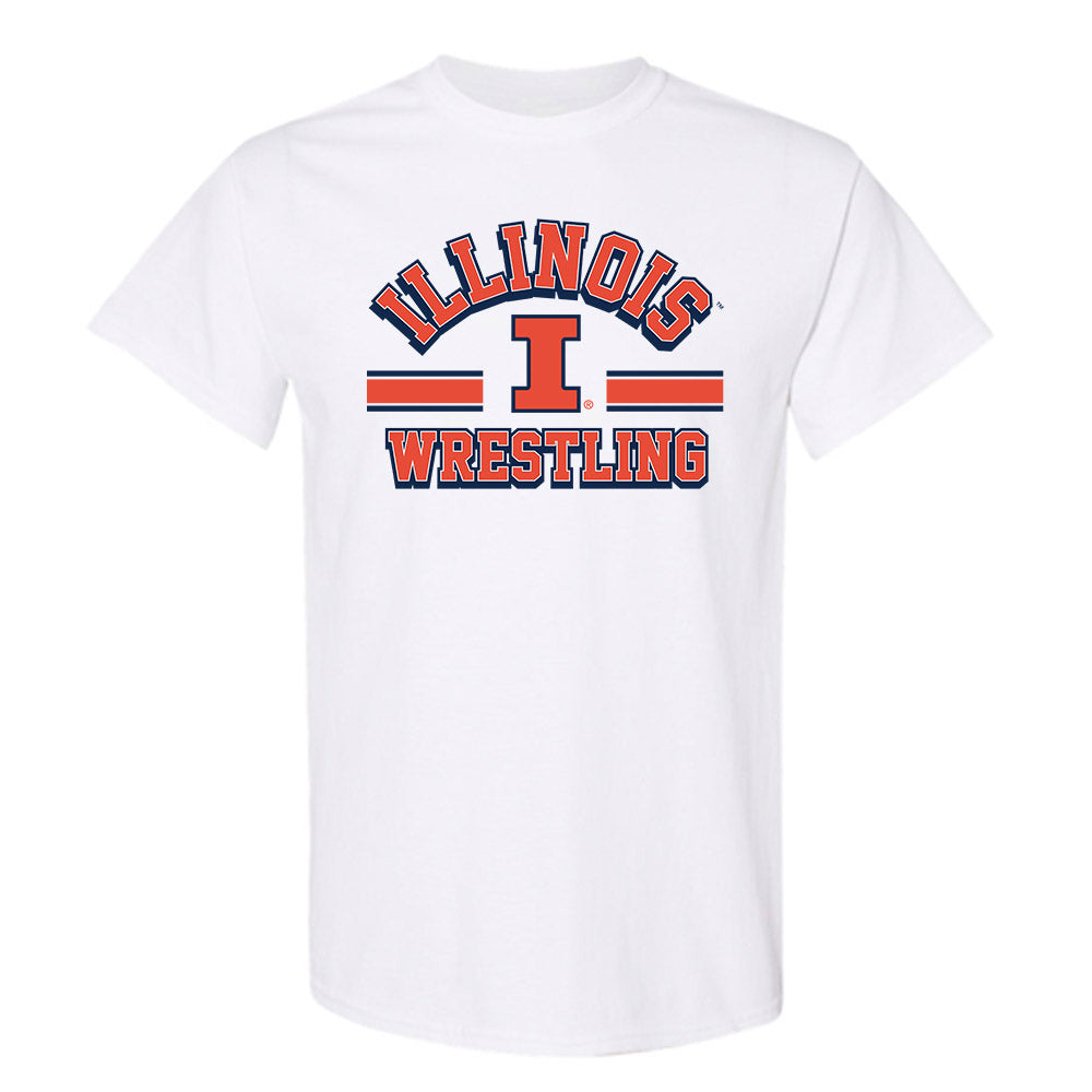 Illinois - NCAA Wrestling : Kannon Webster - Classic Shersey T-Shirt-0