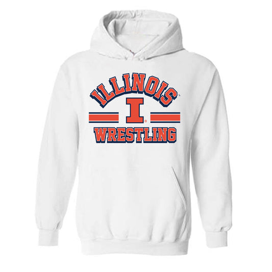 Illinois - NCAA Wrestling : Dylan Connell - Classic Shersey Hooded Sweatshirt-0