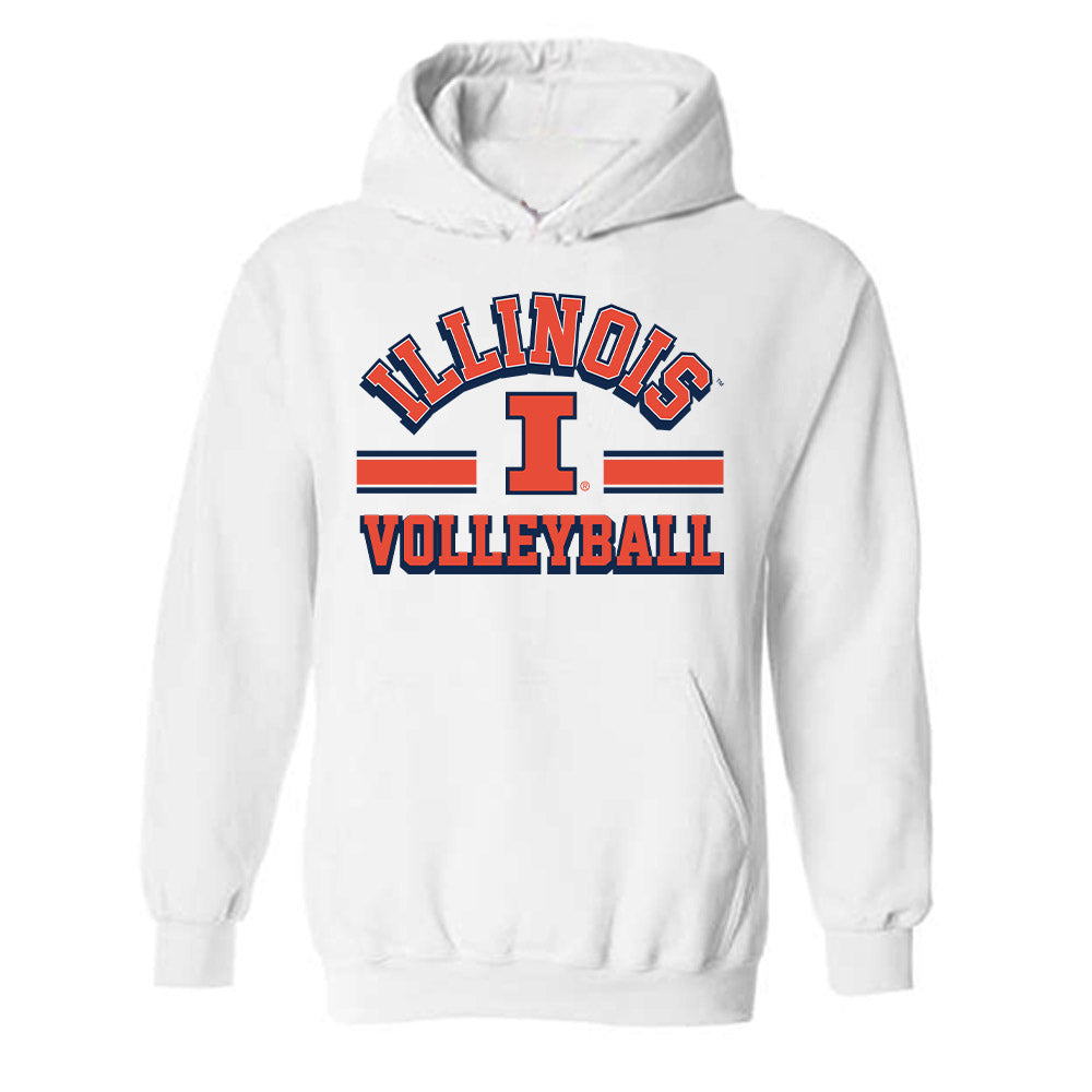 Illinois - NCAA Women's Volleyball : Gabby Dean - Classic Shersey Hooded Sweatshirt-0