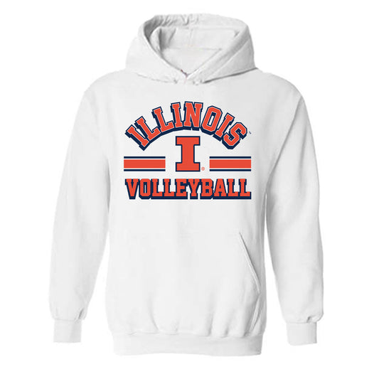 Illinois - NCAA Women's Volleyball : Gabby Dean - Classic Shersey Hooded Sweatshirt-0