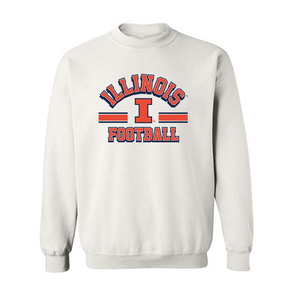 Illinois - NCAA Football : Isaiah Williams - Classic Shersey Crewneck Sweatshirt-0