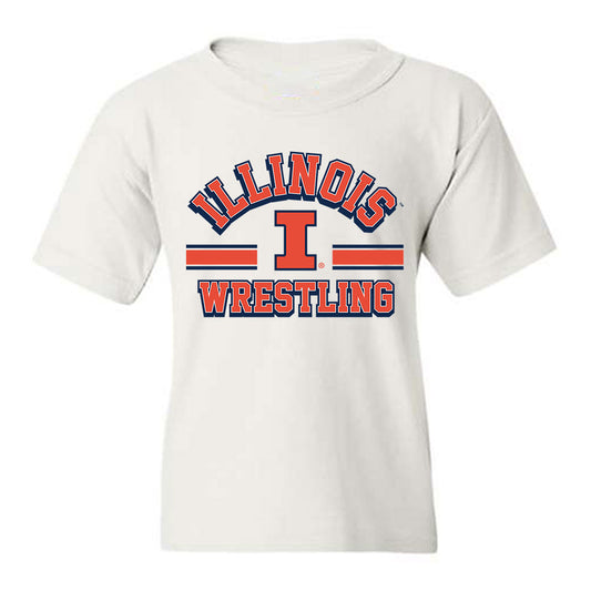 Illinois - NCAA Wrestling : Royce Lopez - Classic Shersey Youth T-Shirt-0