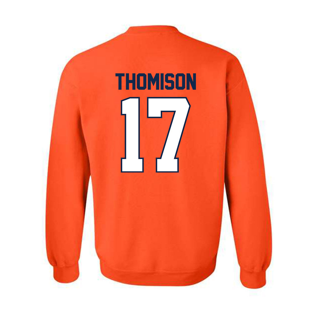 Illinois - NCAA Football : Isaiah Thomison - Classic Shersey Crewneck Sweatshirt-1
