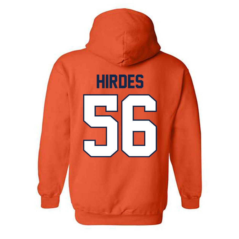 Illinois - NCAA Football : JJ Hirdes - Classic Shersey Hooded Sweatshirt-1