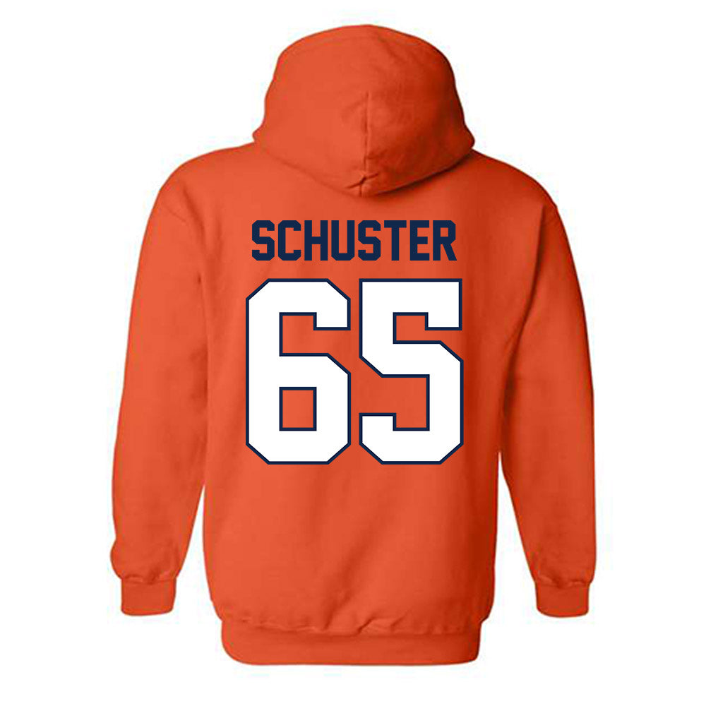 Illinois - NCAA Football : Dezmond Schuster - Classic Shersey Hooded Sweatshirt-1