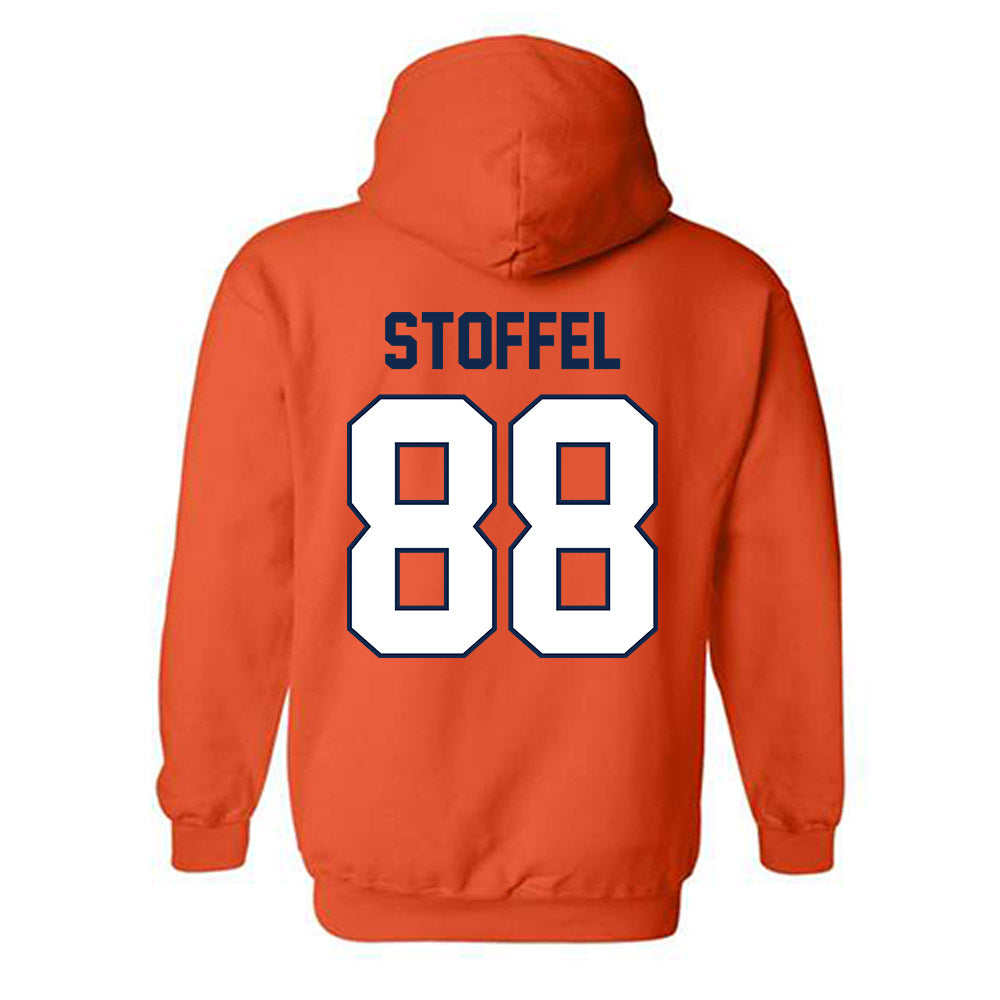 Illinois - NCAA Football : Davin Stoffel - Classic Shersey Hooded Sweatshirt-1